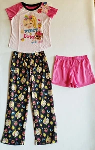 JoJo Siwa "Peace & Love" 3-Piece Pajama Set Girls' Size 10/New - Picture 1 of 7