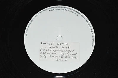 CHIEF COMMANDER EBENEZER OBEY Inter-Reformers LP TEST PRESSING SAMPLE WAPS-248 - Image 1 of 3