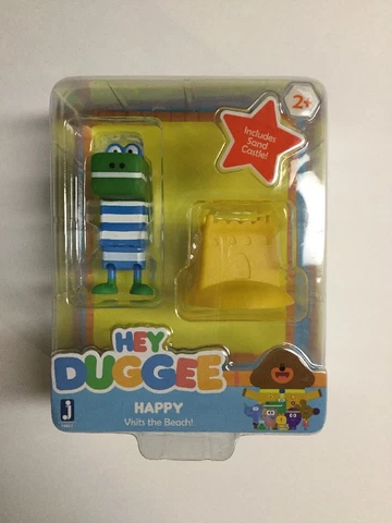 HEY DUGGEE Summer Duggee 3" Figure + Includes Castle Happy Visits the Beach! NEW Cover
