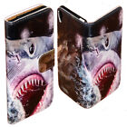 For Samsung Galaxy Series - Shark Theme Print Wallet Mobile Phone Case Cover #3