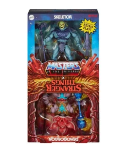 Masters of the Universe X Stranger Things Skeletor & Demogorgon Figure - Picture 1 of 2