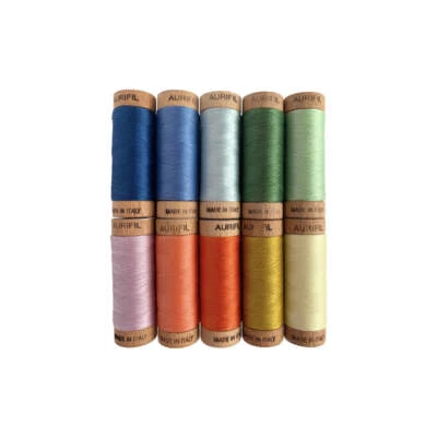 Aurifil Thread 10 SMALL SPOOLS COTTON 80WT Appliqué Favorites (300yds each) - Image 1 of 2
