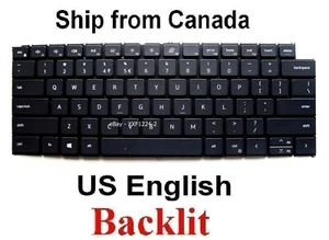 Keyboard for Dell Latitude 3420 3430 3320 3330 - US English Backlit - Bild 1 von 1