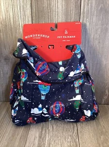 Wondershop Pet Cat / Dog Flannel Christmas Pajamas Large Boxers/ Bulldogs NEW - Picture 1 of 11