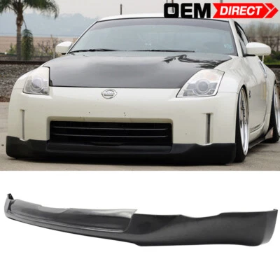 Fit For 06-08 Nissan 350Z Front Bumper Lip Ing-S Style Fairlady Z Z33 - Image 1 of 4