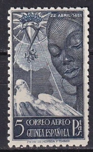 Spanischguinea 1951 Edifil 305 Isabel die Katholikin MH (II) - Bild 1 von 2