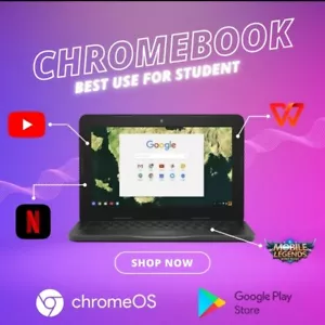 Dell Chromebook 3180 11.6 inch (16GB, Intel Celeron N, 2.60GHz, 4GB) Used - Picture 1 of 4