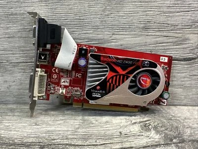 VISIONTEK ATI RADEON HD 2400PRO 256MB PCIE VGA/ HDMI/ DVI-I VIDEO CARD #S-5 - Image 1 of 4
