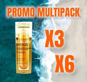 X3 Promo Multipack Sublime Bronze L'Oreal Paris Illuminante Autoabbronzante - Imagen 1 de 6