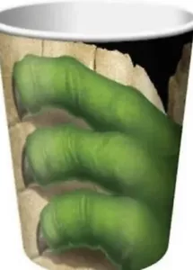 Dino Blast 9 oz Paper Hot/Cold Cups 8 Pack Dinosaur Birthday Party Decoration - Picture 1 of 2