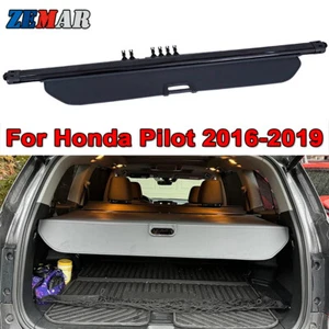 For Honda Pilot 2016-19 Rear Trunk Cargo Cover Luggage Privacy Security Shade - Picture 1 of 12