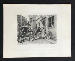 photogravure Voltaire print The arrest of Niece by Frederick Jules Girardet 1 - Picture 1 of 5