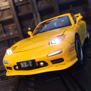 1:32 for Mazda RX7 car model alloy sound and light boomerang children's toys - Picture 1 of 9