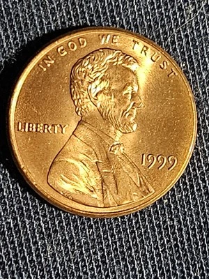 1999 Lincoln Memorial Penny (MS) - Image 1 of 2