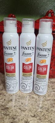 Pantene Pro V In The Shower Foam Hair Conditioner Radiant Color Shine 6 Oz(3) - Image 1 of 3