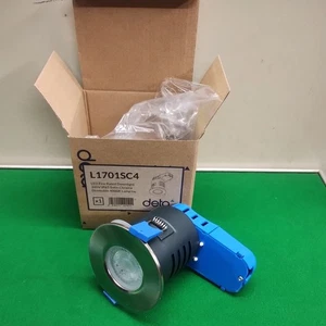 LED fire rated downlight L1701CH4 dimmable 4000k lamp included new in box - Picture 1 of 3