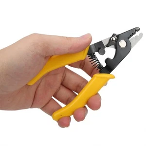 CFS-3 Fiber Wire Strippers High Hardness 3 Holes Optical Fiber Stripping New - Afbeelding 1 van 22