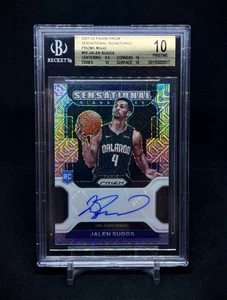 2021 Panini Prizm Sensational Signatures Jalen Suggs MOJO RC AUTO /25 BGS 10 SSP - Picture 1 of 4