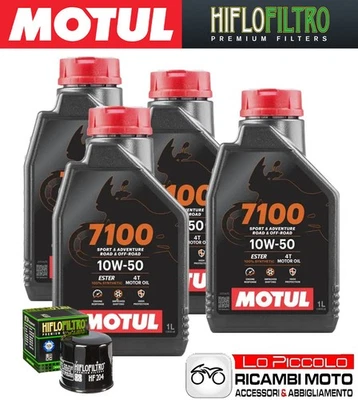 Cutting Kit 4 OIL [MOTUL] 7100 10w50 + FILTER Honda CBR 929 RR 2000 2001 - Image 1 of 4