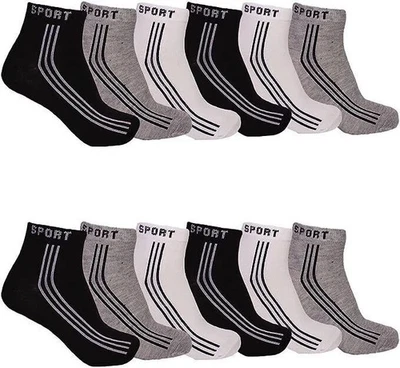 批发 批量 男式 脚踝 25 美分 棉 低切袜 休闲 尺寸 9-11,10-13 — 第 1/3 张图片