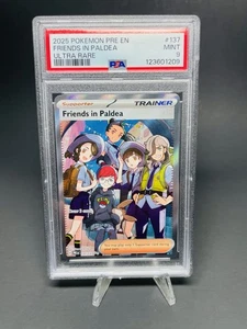 2025 Pokemon Prismatic Evolution English Friends in Paldea UR 137/131 PSA 7 - Bild 1 von 2