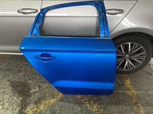 2014 -2020 AUDI A3 S3 RS3 8V SALOON DRIVER SIDE REAR DOOR Blue - Picture 1 of 3