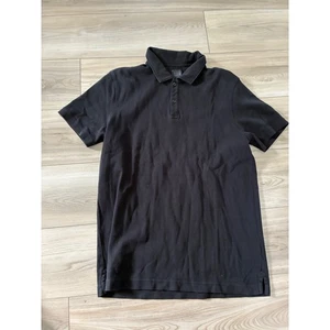 Polo 14th & Union Negro Manga Corta Botón Delantero Para Hombre Talla M - Imagen 1 de 3