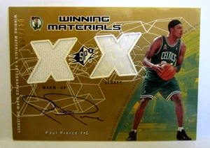 Paul Pierce 2001-02 Upper Deck SPX GU WM#47/100 Dual Patch Auto!Celtics F GOAT - Picture 1 of 8