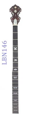 5 String Banjo Long Neck 25 frets Maple MOP Abalone Inlay LBN146 - Image 1 of 4