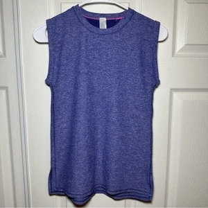 Ivivva by Lululemon 2pc Bundle Heathered purple Top & Purple Blue Leggings Sz 12 - Picture 1 of 13