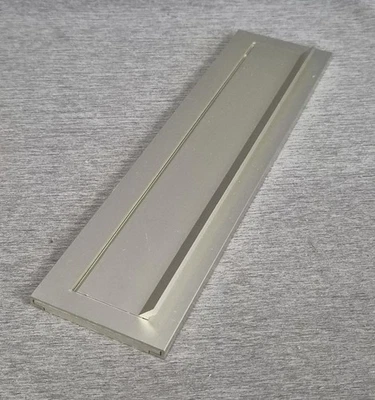 Briefkastenklappe Briefeinwurf Blende Federklappe Aluminium eloxiert Postschlitz - Bild 1 von 4