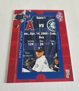 Kenji Johjima #'d 141/262 2009 Topps Opening Day Ticket to Stardom w/ Ichiro - Picture 1 of 2