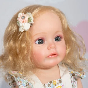 55cm Reborn Baby Doll Toddler Girls Bebe Princess Bath Toys Waterproof Xmas Gift - Picture 1 of 5