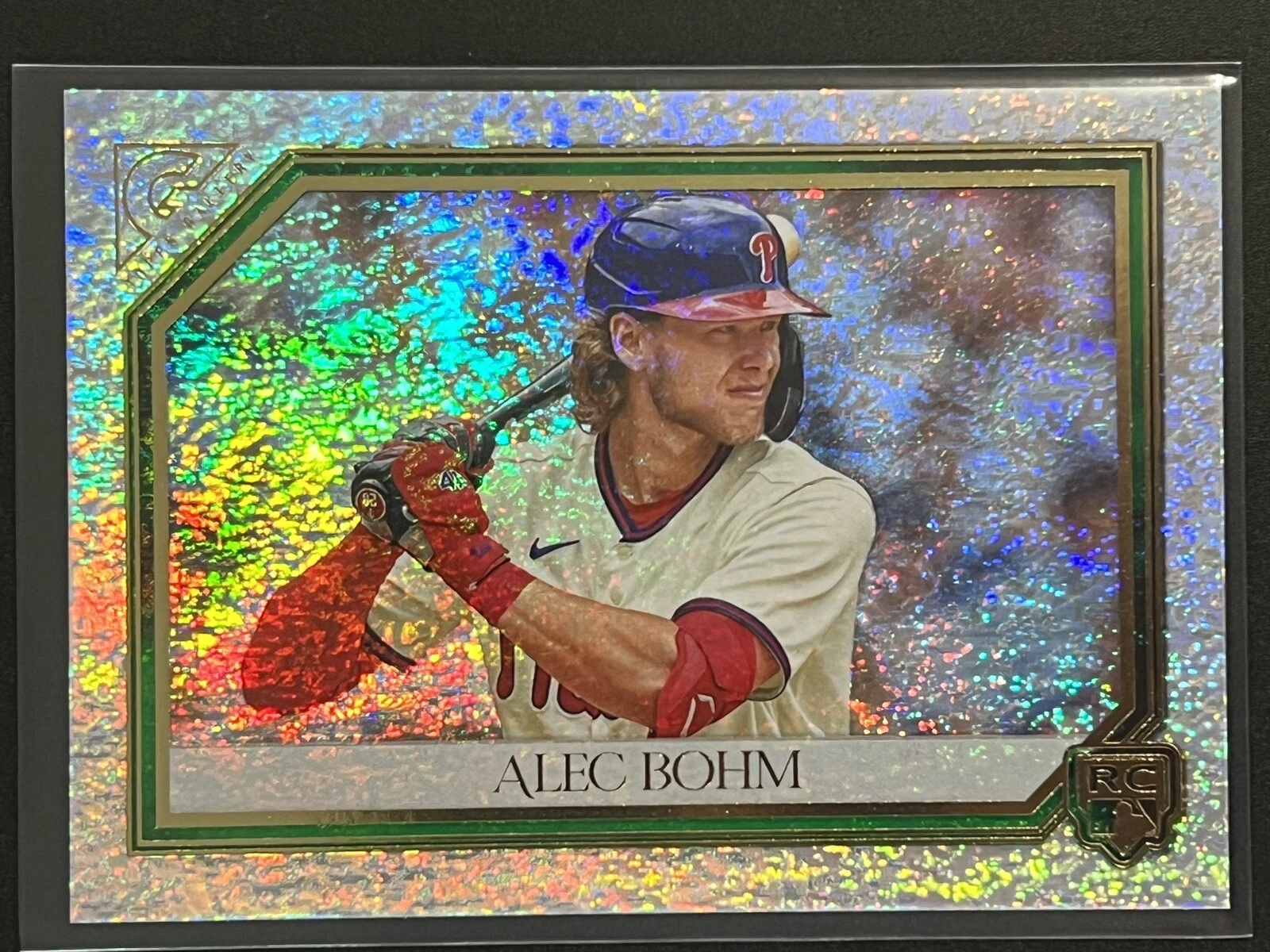 2021 Topps Gallery Green Pattern /99 Alec Bohm #122 Rookie RC Phillies ⚾️🔥