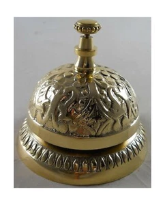 MGSIO Solid Brass Victorian Style Service Desk Bell Beautiful design Attractive - Picture 1 of 4