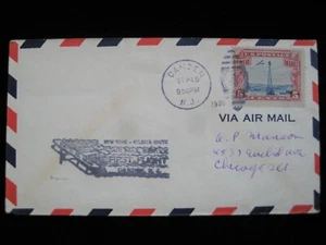 USA - 1929 First Flight Airmail Cover from Camden, NJ to Chicago, IL - Picture 1 of 3