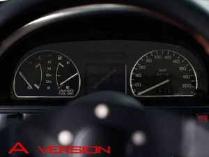 For Honda Civic Crx mk4 88-91 Dash Instrument Chrome Rings Polished Aluminium - Picture 1 of 11