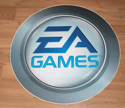 EA Games Game Store promo XL Sticker Riesen Aufkleber 65 cm durchmesse diameter - Bild 1 von 2