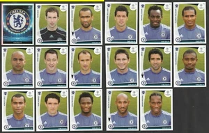 SET 17 FIGURINE CALCIATORI PANINI CHAMPIONS LEAGUE 2009-10 CHELSEA - Picture 1 of 1