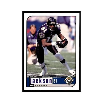 Michael Jackson 1998 UD Choice #18 Football Cards Football Card NM - Image 1 of 3