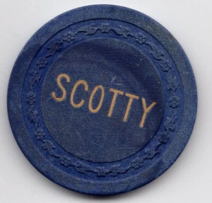 Unidentified Casino Chips; Scotty Blue - Imagen 1 de 2