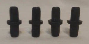Set of 4 Small Black Plastic Coupling Pins - Picture 1 of 5