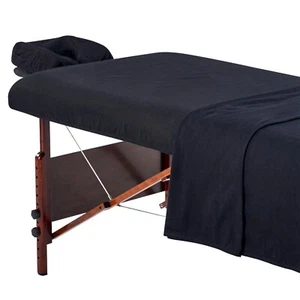 Master Massage Flanell 3er Set Überzug Spanntuch Kopfkissenüberzug Massageliege - Bild 1 von 7
