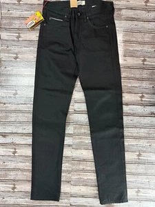 Naked & Famous Super Guy 13oz Solid Black Selvedge Jeans size 32 NWT - Picture 1 of 6