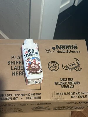 BOOST Kid Essentials 1 kcal/ml Chocolate Craze 24 case 8oz cartons exp 2025 - Image 1 of 3