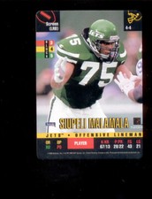 1995 Donruss Red Zone SIUPELI MALAMALA New York Jets Rare Card