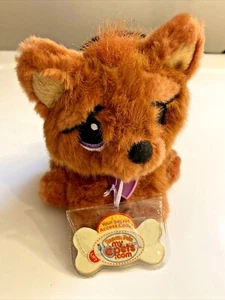 Rescue Pets My Pets Brown Puppy Dog Purple Heart Tag Plush Toy Doll 5" - Picture 1 of 6