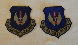 2 Subdued US Air Forces in Europe Military Patches - Picture 1 of 4