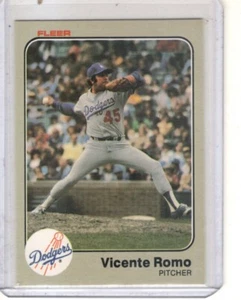 1983 Fleer - #218 Vicente Romo Los Angeles Dodgers baseball card - Picture 1 of 2