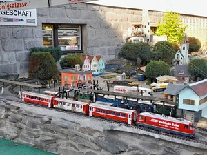 Spur G - LGB - Rhätische Bahn " BÄRENLANDZUG " einmalige , nachgerüstete MODELLE - Bild 1 von 20